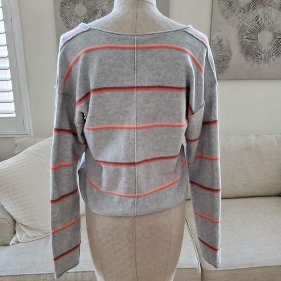 Free People Make You Mine Stripe Sweater sz XS - Picture 5 of 8